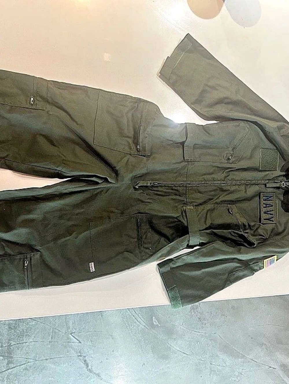 Top Gun Youth Flight Suit Combo Green Boys Large Flight Suit